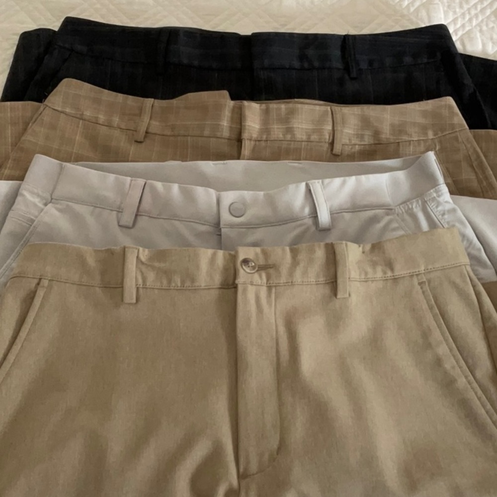 4 Pair Mens UA Flat Front Shorts